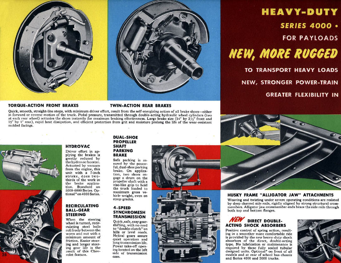 1954 Chevrolet Trucks Brochure Page 30